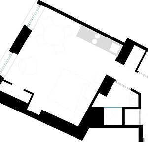 Deluxe Studio met een King Size Bed